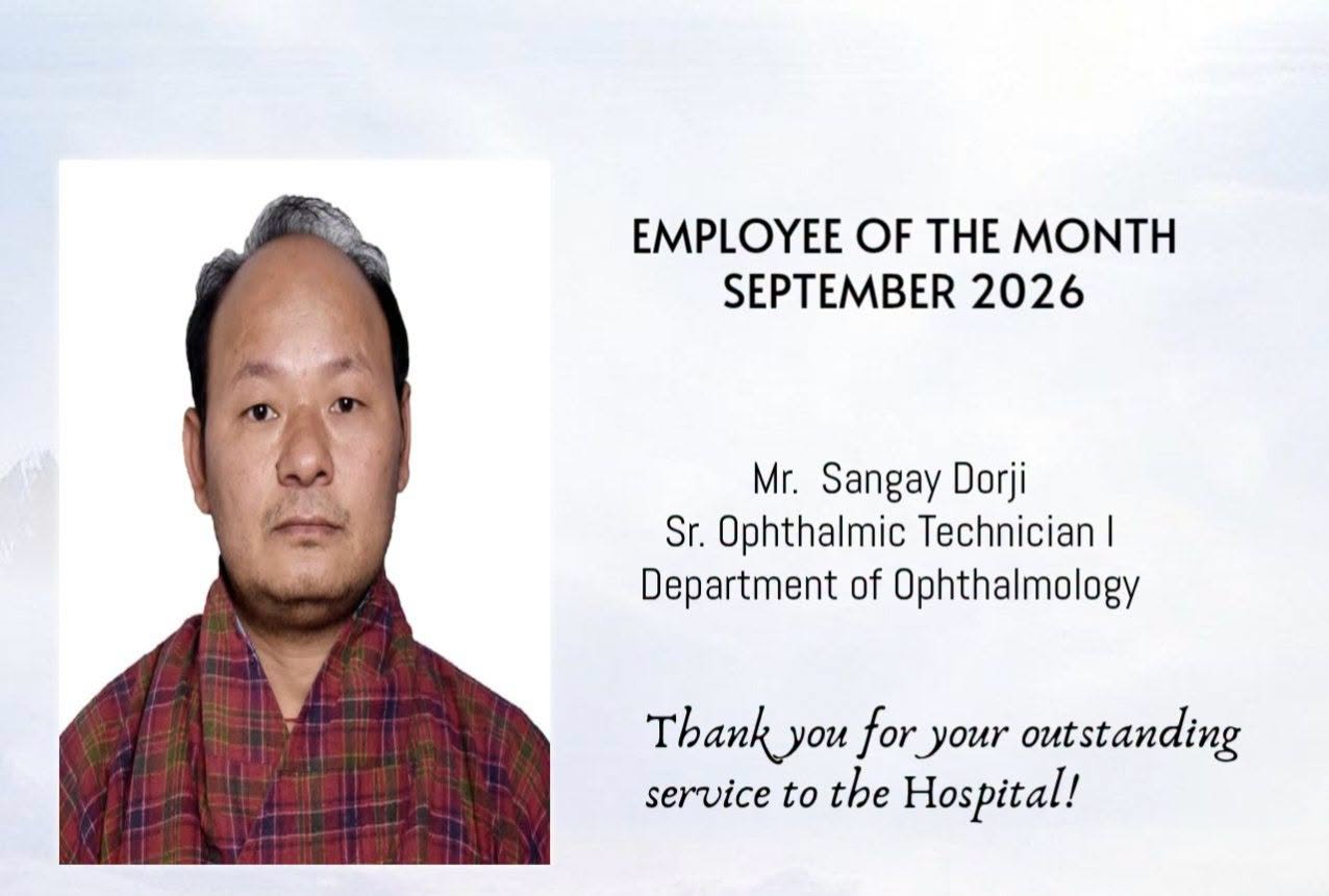 Employee of The Month ‘September 2026’